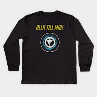 Rally to me - Swedish Kids Long Sleeve T-Shirt